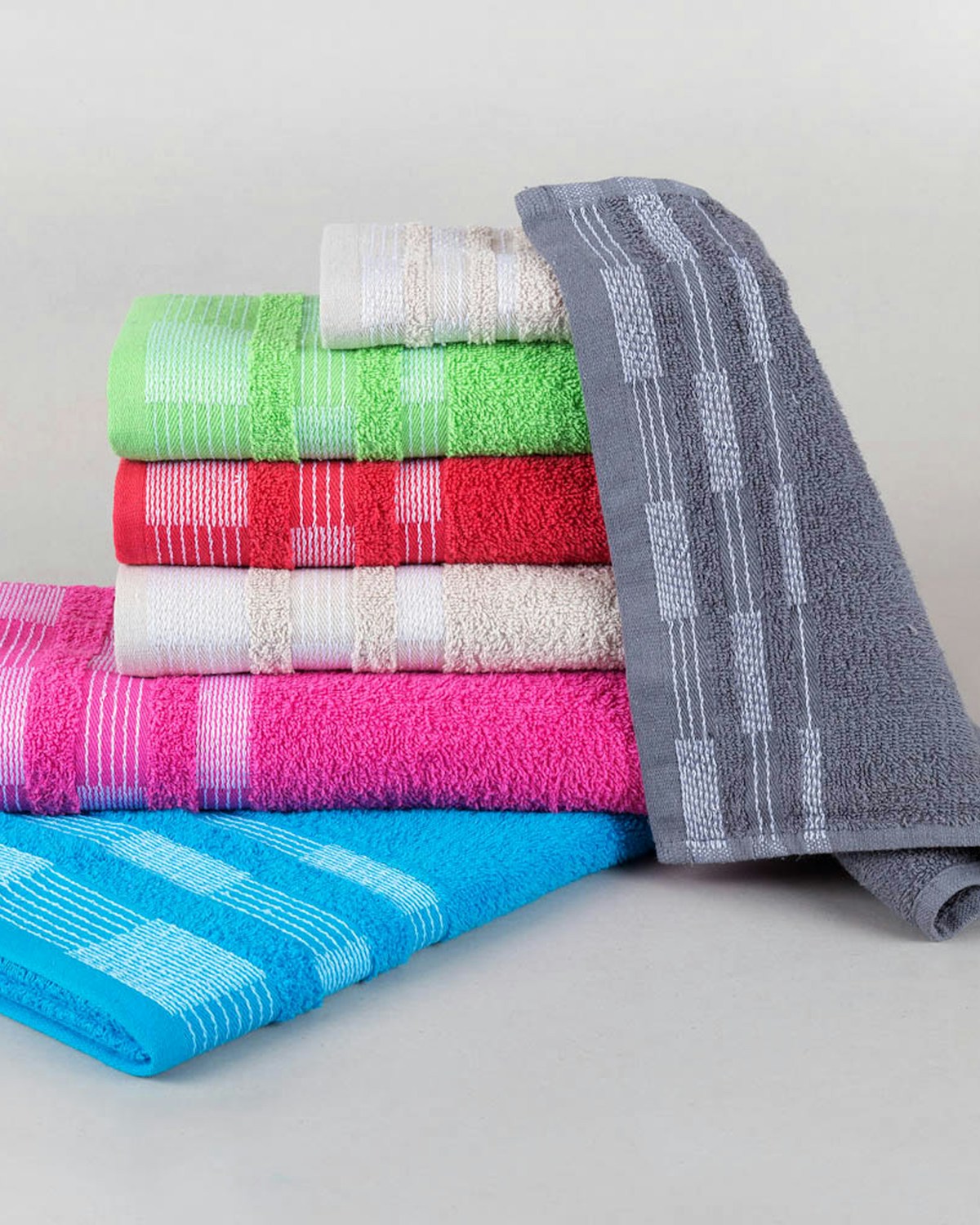 Waffle Bath Towel Set